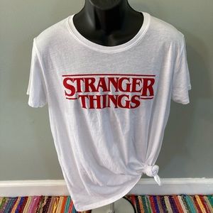 NEW Stranger Things Logo Tee Shirt Netflix XL